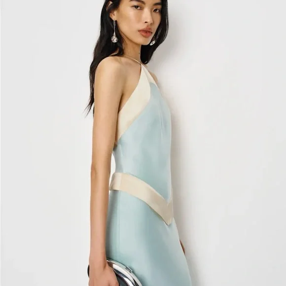 Reformation Jillian Silk Dress in Sea Glass - www.disolcolor.com Reformation Jillian Silk Dress in Sea Glass - www.disolcolor.com